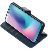 Pull Up Bookstyle pour Samsung Galaxy A6s Bleu