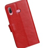 Pull Up Bookstyle for Samsung Galaxy A6s Red