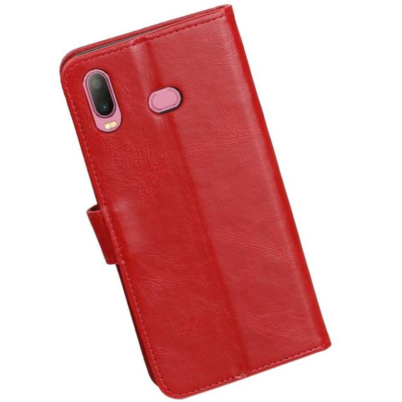 Pull Up Bookstyle for Samsung Galaxy A6s Red