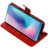 Pull Up Bookstyle pour Samsung Galaxy A6s Rouge