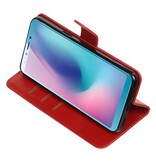 Pull Up Bookstyle for Samsung Galaxy A6s Red
