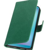 Pull Up Bookstyle for Samsung Galaxy A6s Green