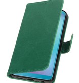 Pull Up Bookstyle voor Samsung Galaxy A6s Groen