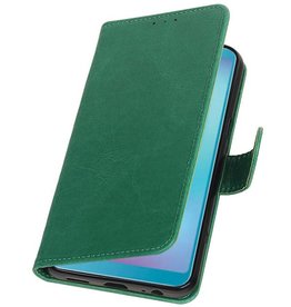 Pull Up Bookstyle pour Samsung Galaxy A6s Vert