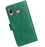 Pull Up Bookstyle pour Samsung Galaxy A6s Vert