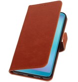 Pull Up Bookstyle for Samsung Galaxy A6s Brown