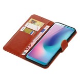 Pull Up Bookstyle for Samsung Galaxy A6s Brown