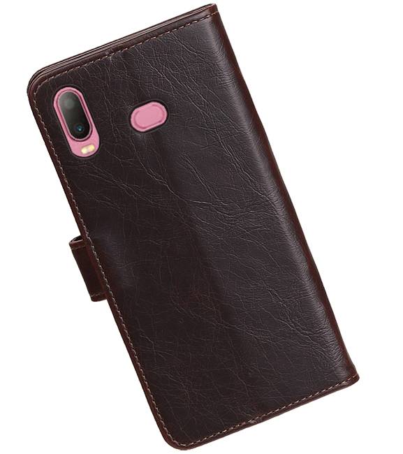 Pull Up Bookstyle per Samsung Galaxy A6s Mocca