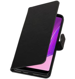 Pull Up Bookstyle pour Samsung Galaxy A9 2018 Noir