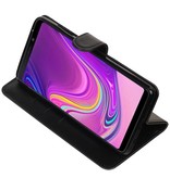 Pull Up Bookstyle für Samsung Galaxy A9 2018 Schwarz