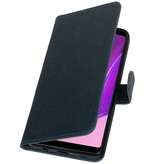 Pull Up Bookstyle per Samsung Galaxy A9 2018 Blu