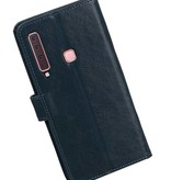 Pull Up Bookstyle für Samsung Galaxy A9 2018 Blau