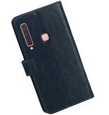 Pull Up Bookstyle pour Samsung Galaxy A9 2018 Bleu