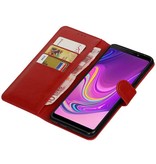 Pull Up Bookstyle pour Samsung Galaxy A9 2018 Rouge