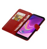 Pull Up Bookstyle for Samsung Galaxy A9 2018 Red