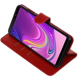 Pull Up Bookstyle pour Samsung Galaxy A9 2018 Rouge