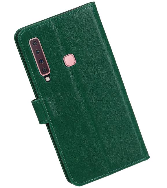 Pull Up Bookstyle for Samsung Galaxy A9 2018 Green