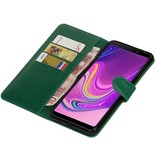 Pull Up Bookstyle für Samsung Galaxy A9 2018 Grün