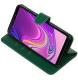 Pull Up Bookstyle für Samsung Galaxy A9 2018 Grün