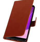 Pull Up Bookstyle for Samsung Galaxy A9 2018 Brown