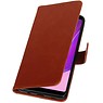 Pull Up Bookstyle per Samsung Galaxy A9 2018 Brown