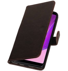 Pull Up Bookstyle para Samsung Galaxy A9 2018 Mocca