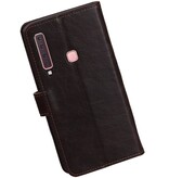 Pull Up Bookstyle pour Samsung Galaxy A9 2018 Mocca