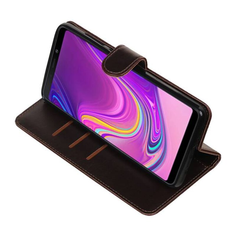 Pull Up Bookstyle para Samsung Galaxy A9 2018 Mocca