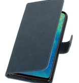 Pull Up Bookstyle for Huawei Mate 20 Blue