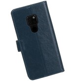 Pull Up Bookstyle for Huawei Mate 20 Blue