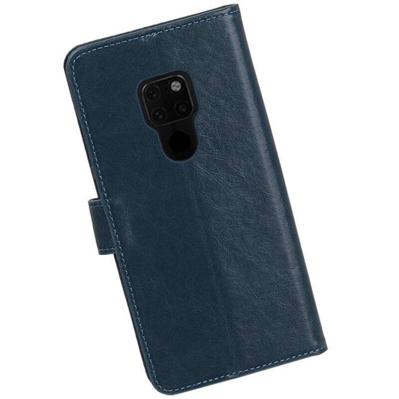 Pull Up Bookstyle for Huawei Mate 20 Blue