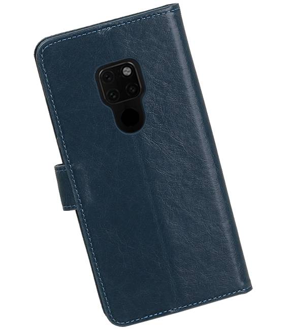 Pull Up Bookstyle for Huawei Mate 20 Blue