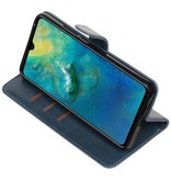 Pull Up Bookstyle for Huawei Mate 20 Blue