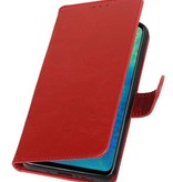 Style de livre tiré pour Huawei Mate 20 rouge