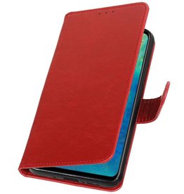 Style de livre tiré pour Huawei Mate 20 rouge