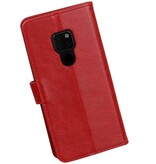 Pull Up Bookstyle voor Huawei Mate 20 Rood