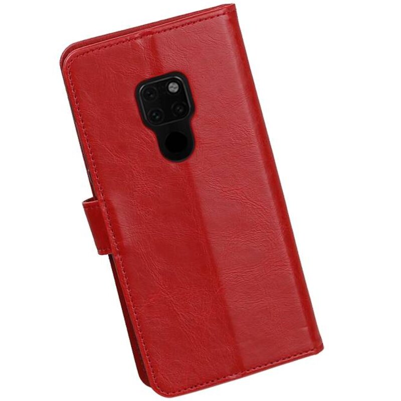 Pull Up Bookstyle voor Huawei Mate 20 Rood