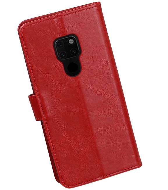 Pull Up Bookstyle voor Huawei Mate 20 Rood