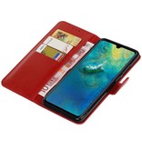 Pull Up Bookstyle voor Huawei Mate 20 Rood