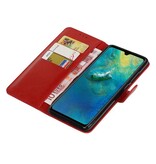 Pull Up Bookstyle voor Huawei Mate 20 Rood