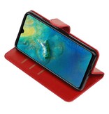 Pull Up Bookstyle voor Huawei Mate 20 Rood
