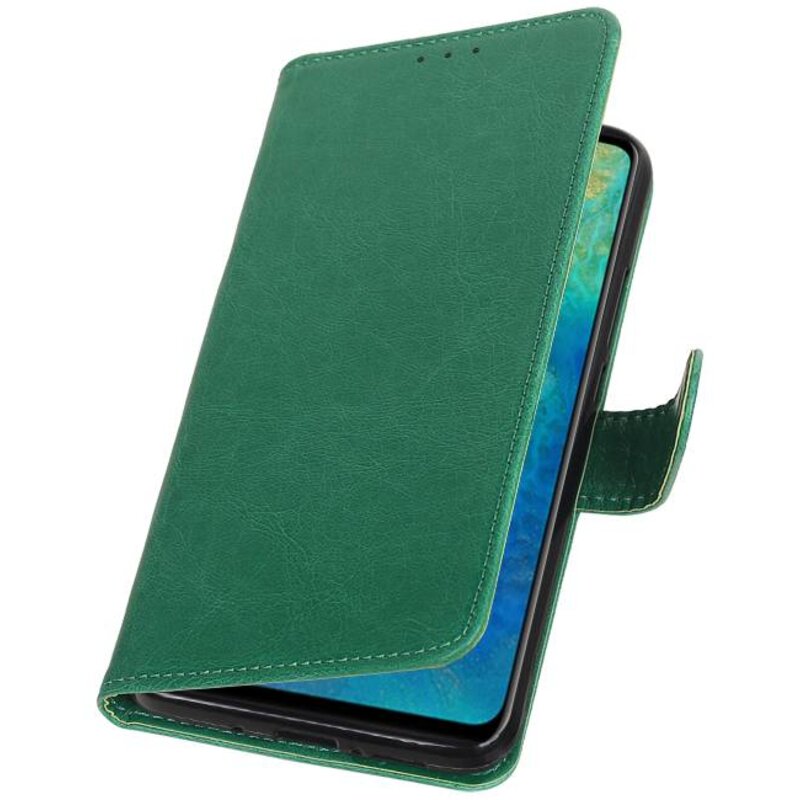 Style de livre Pull Up pour Huawei Mate 20 vert