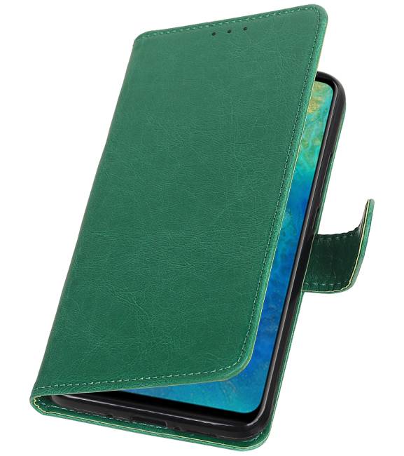 Pull Up Bookstyle voor Huawei Mate 20 Groen