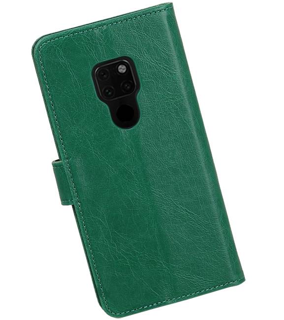 Pull Up Bookstyle voor Huawei Mate 20 Groen