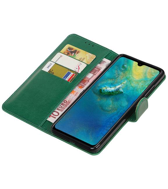 Pull Up Bookstyle for Huawei Mate 20 Green