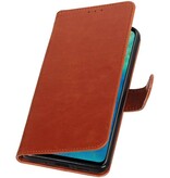 Style de livre tiré vers le haut pour Huawei Mate 20 Brown