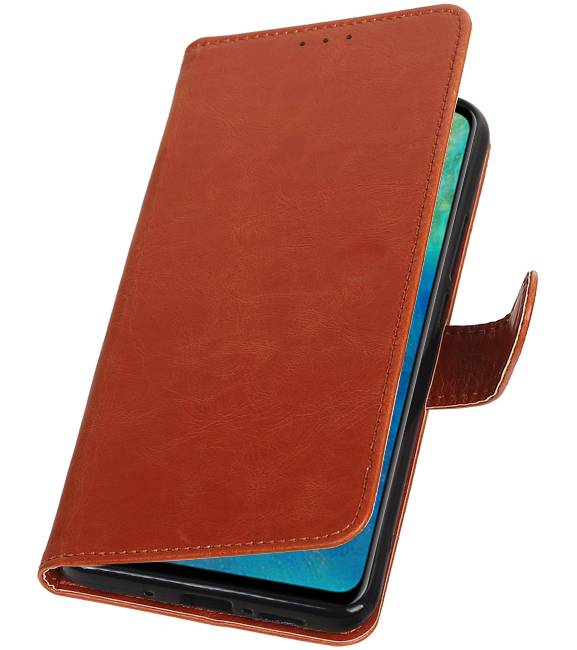 Pull Up Bookstyle voor Huawei Mate 20 Bruin