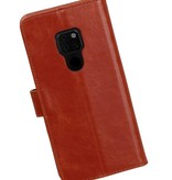 Pull Up Bookstyle for Huawei Mate 20 Brown