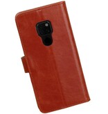 Style de livre tiré vers le haut pour Huawei Mate 20 Brown