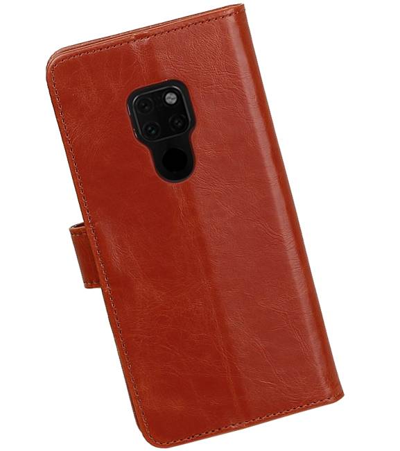 Pull Up Bookstyle for Huawei Mate 20 Brown